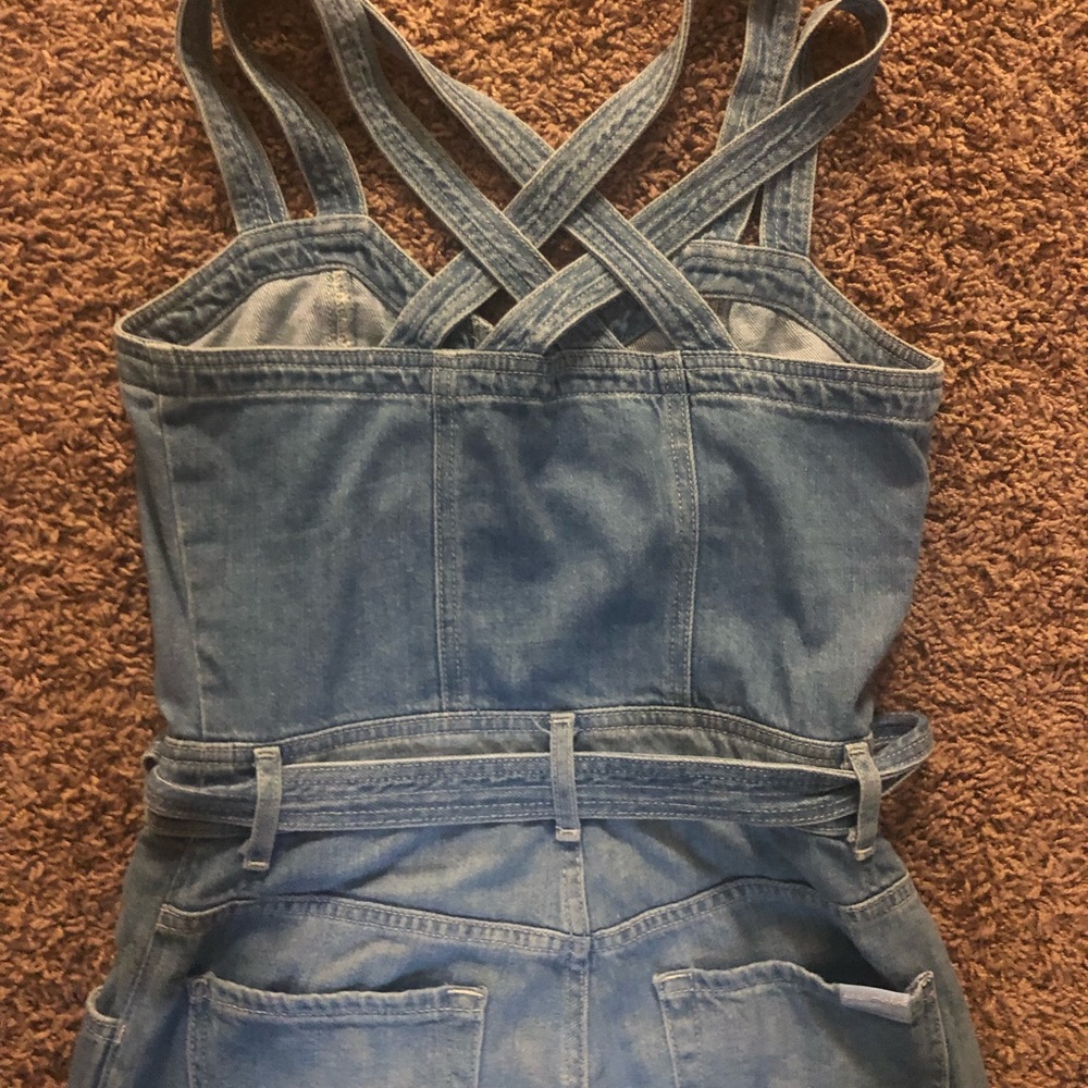 7 for All Mankind Denim Jumpsuit - Picture 4 of 4